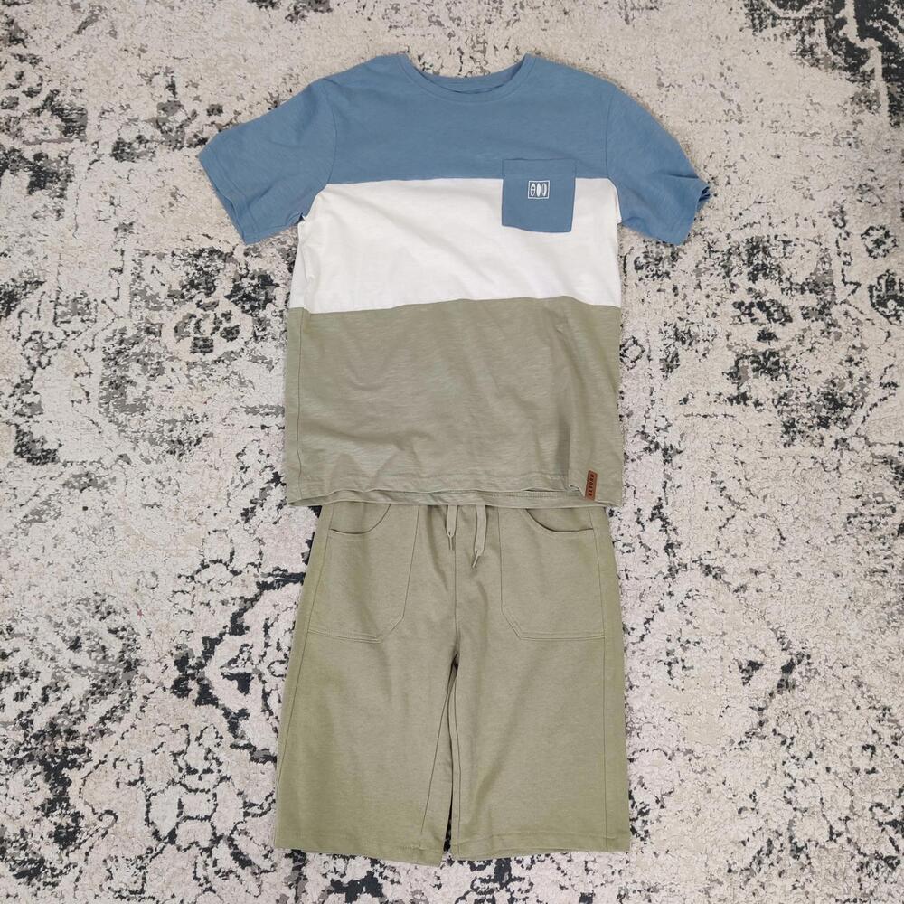 Yigga Kid's Tshirt and Shorts Set Size 8 Years Old 100% Cotton